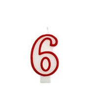 ŚWIECZKA CYFERKA NR 6