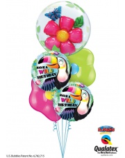 BALONY Z HELEM BUKIET URODZINOWY
