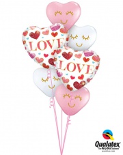 BALONY Z HELEM WALENTYNKOWE