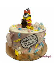 TORT MINIONKI ROZRABIAJĄ
