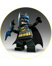 Tort z opłatkiem Lego Batman