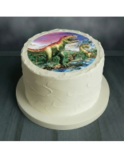 Tort Dinozaury – tort urodzinowy z motywem prehistorycznym