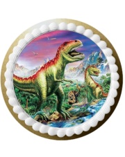  Tort z Opłatkiem Dinozaur