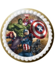  Tort z Opłatkiem Avengers