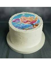 Tort Barbie Syrenka – tort urodzinowy dla dziewczynki