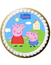  Tort z Opłatkiem Świnka Peppa