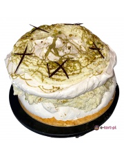 Tort Bezowy Pistacjowy