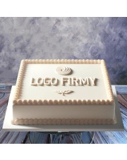 Tort Firmowy z Logotypem