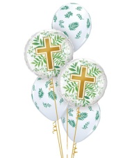 Balony z Helem na Chrzciny i Komunię świętą