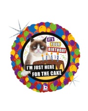 Balon z Helem 18″ / 46cm Grumpy Cat