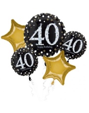 40 Urodziny Balony z Helem