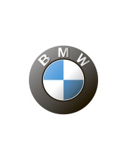 Tort wg. Własnej Koncepcji biały okrągły w kremie z logiem BMW