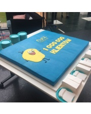 Tort firmowy na galę i bankiet z logo - dostawa